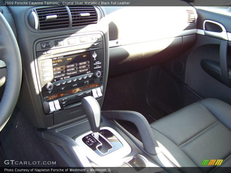 Crystal Silver Metallic / Black Full Leather 2009 Porsche Cayenne Tiptronic
