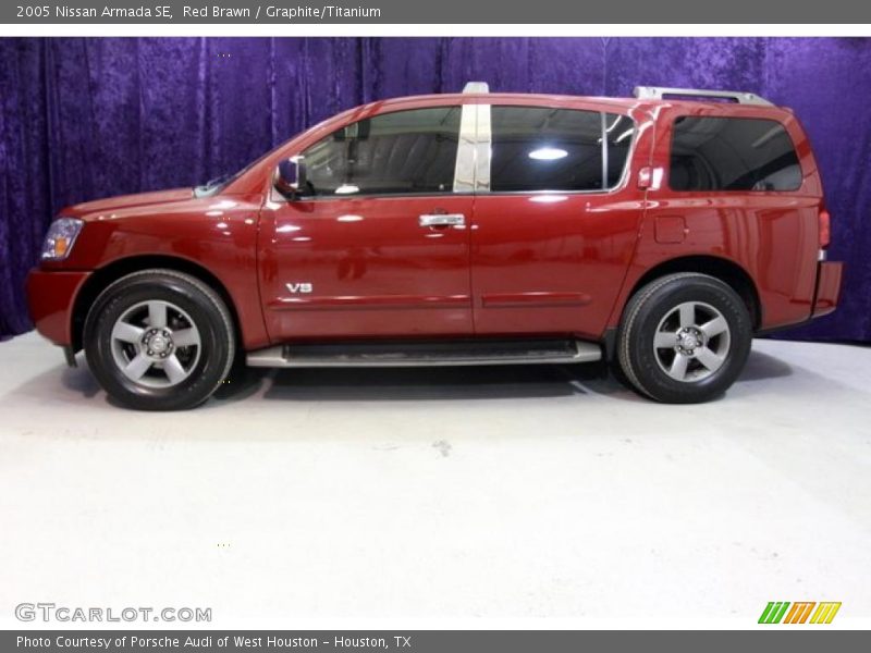 Red Brawn / Graphite/Titanium 2005 Nissan Armada SE