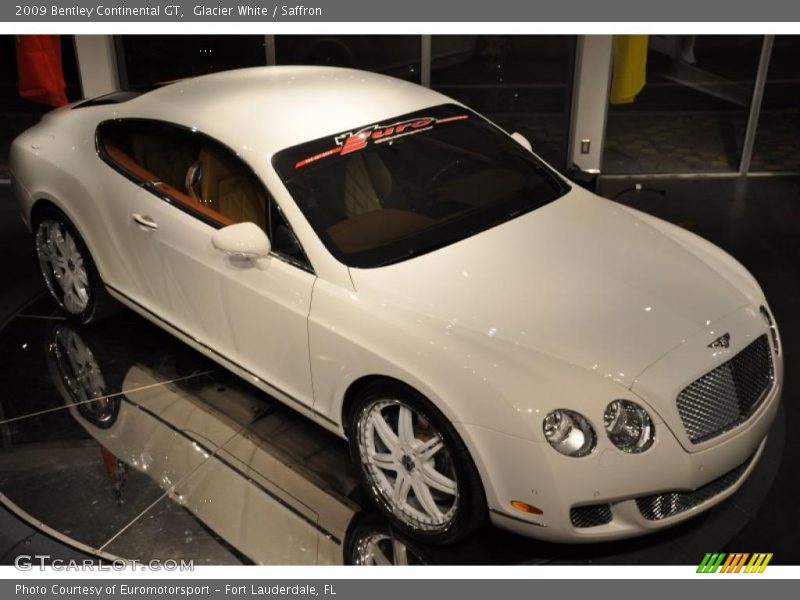 Glacier White / Saffron 2009 Bentley Continental GT