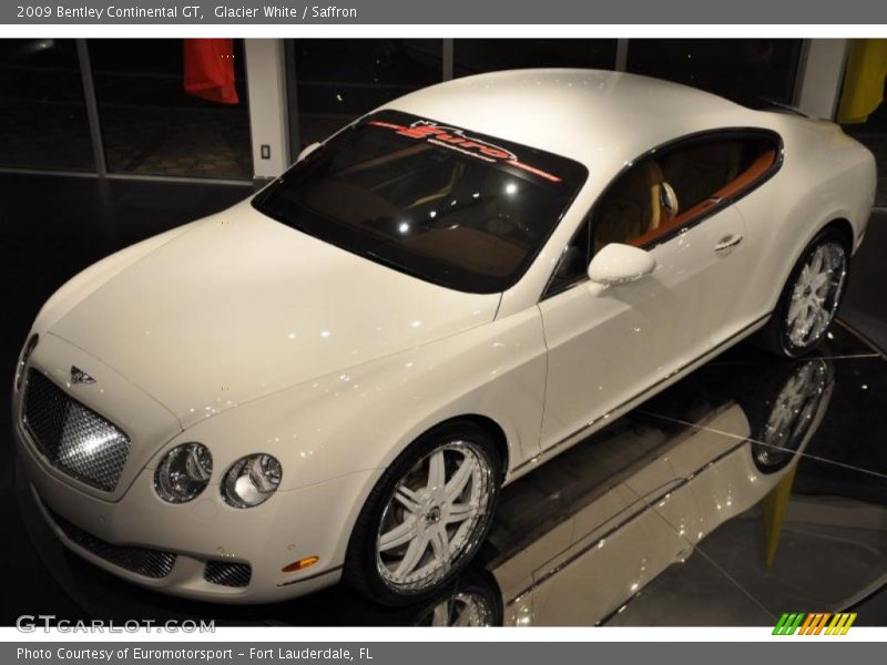 Glacier White / Saffron 2009 Bentley Continental GT