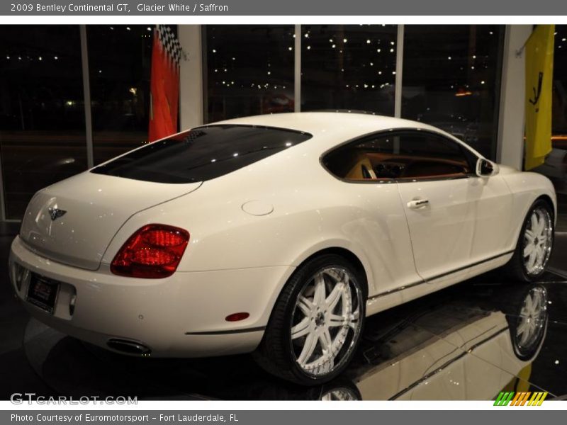 Glacier White / Saffron 2009 Bentley Continental GT