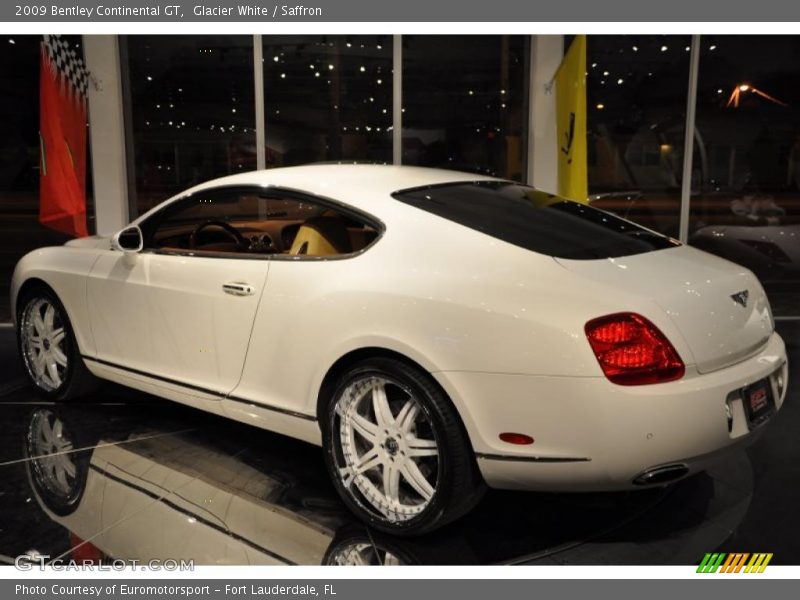 Glacier White / Saffron 2009 Bentley Continental GT