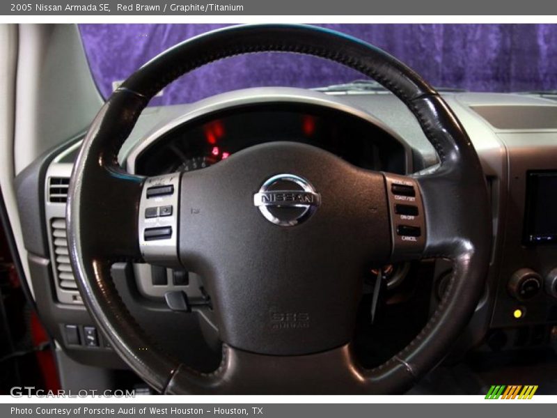 Red Brawn / Graphite/Titanium 2005 Nissan Armada SE