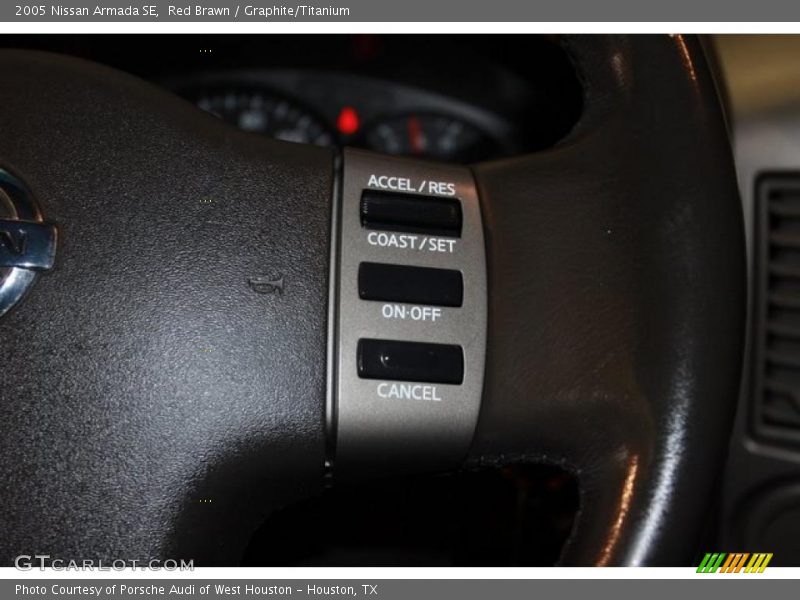 Red Brawn / Graphite/Titanium 2005 Nissan Armada SE