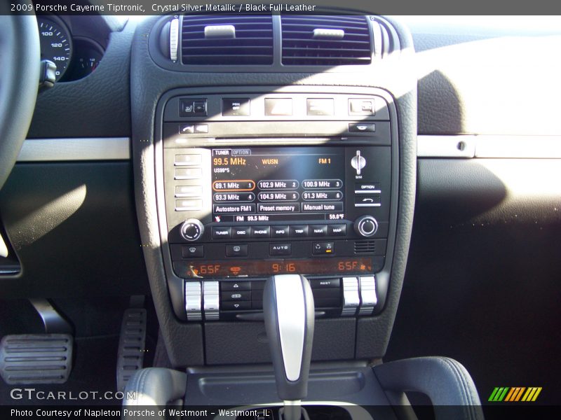 Crystal Silver Metallic / Black Full Leather 2009 Porsche Cayenne Tiptronic
