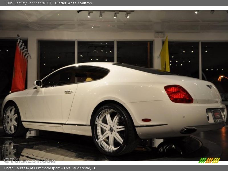Glacier White / Saffron 2009 Bentley Continental GT