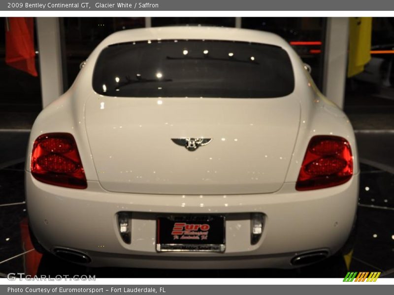 Glacier White / Saffron 2009 Bentley Continental GT