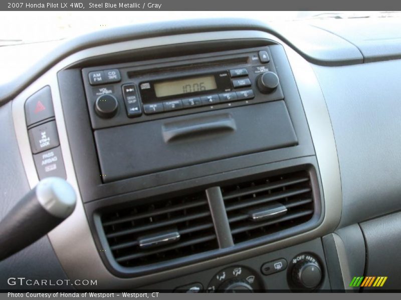 Steel Blue Metallic / Gray 2007 Honda Pilot LX 4WD