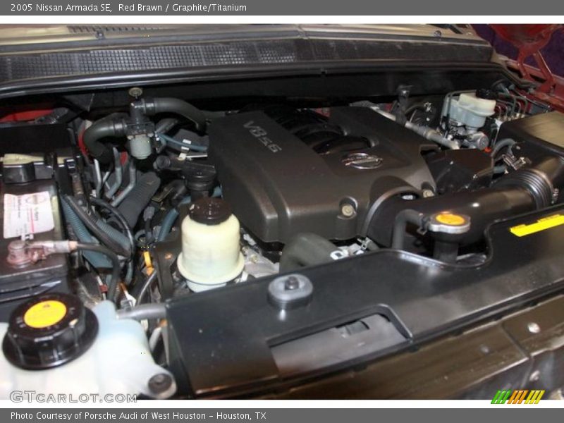 Red Brawn / Graphite/Titanium 2005 Nissan Armada SE