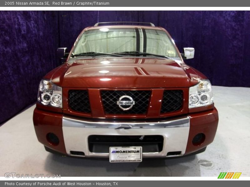 Red Brawn / Graphite/Titanium 2005 Nissan Armada SE