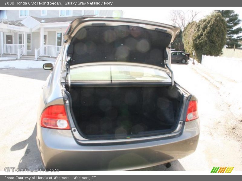Galaxy Gray Metallic / Ivory 2008 Honda Civic Hybrid Sedan
