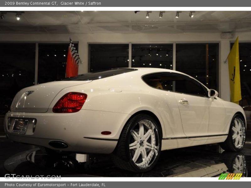 Glacier White / Saffron 2009 Bentley Continental GT