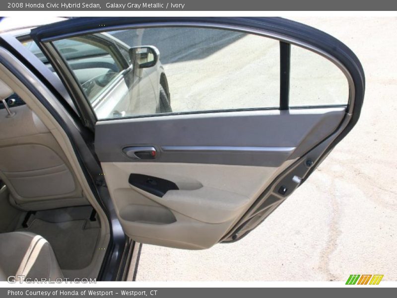 Galaxy Gray Metallic / Ivory 2008 Honda Civic Hybrid Sedan