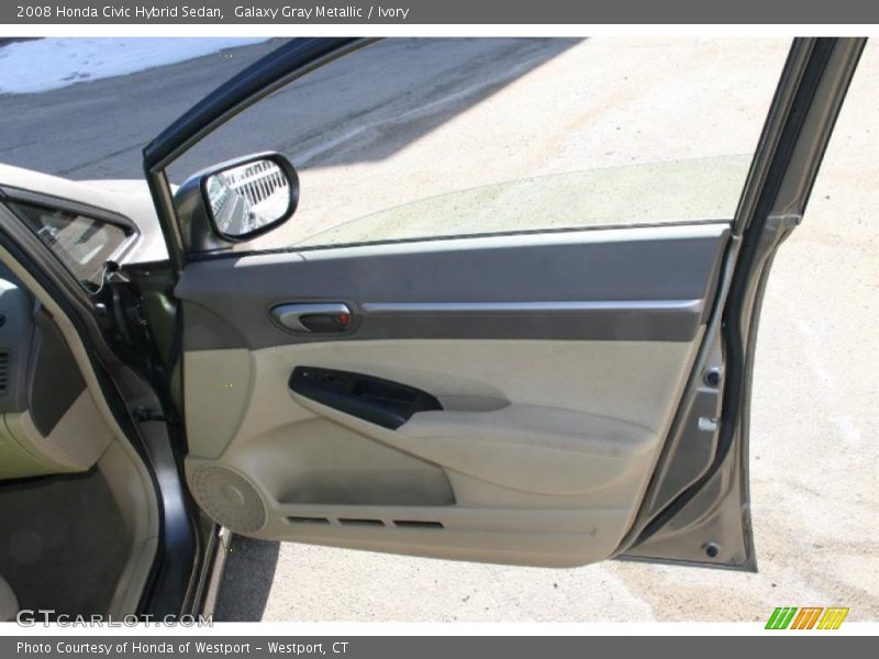 Galaxy Gray Metallic / Ivory 2008 Honda Civic Hybrid Sedan