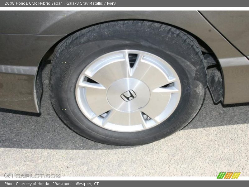 Galaxy Gray Metallic / Ivory 2008 Honda Civic Hybrid Sedan