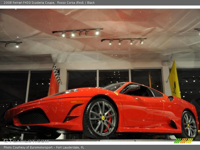 Rosso Corsa (Red) / Black 2008 Ferrari F430 Scuderia Coupe
