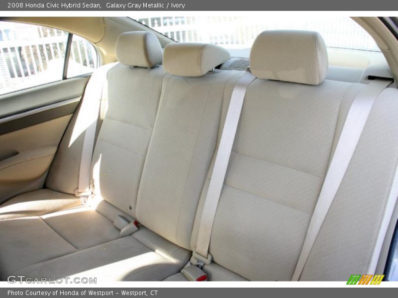 Galaxy Gray Metallic / Ivory 2008 Honda Civic Hybrid Sedan