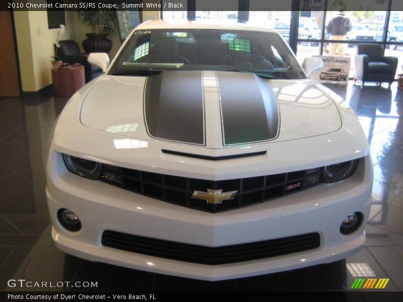 Summit White / Black 2010 Chevrolet Camaro SS/RS Coupe