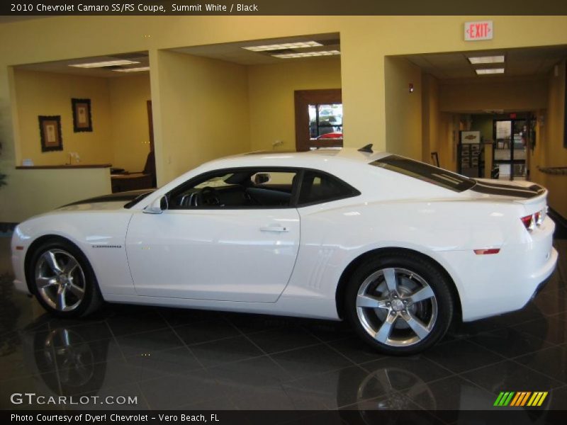 Summit White / Black 2010 Chevrolet Camaro SS/RS Coupe