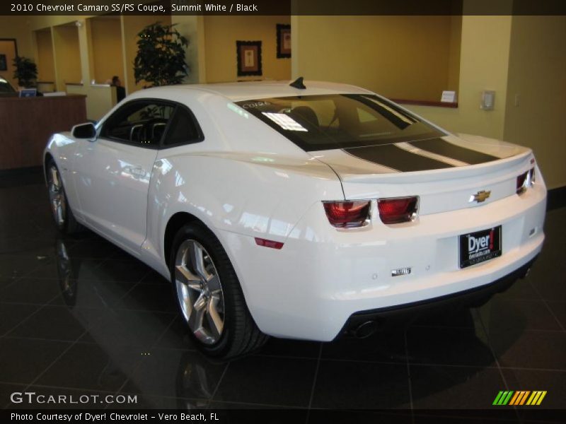 Summit White / Black 2010 Chevrolet Camaro SS/RS Coupe