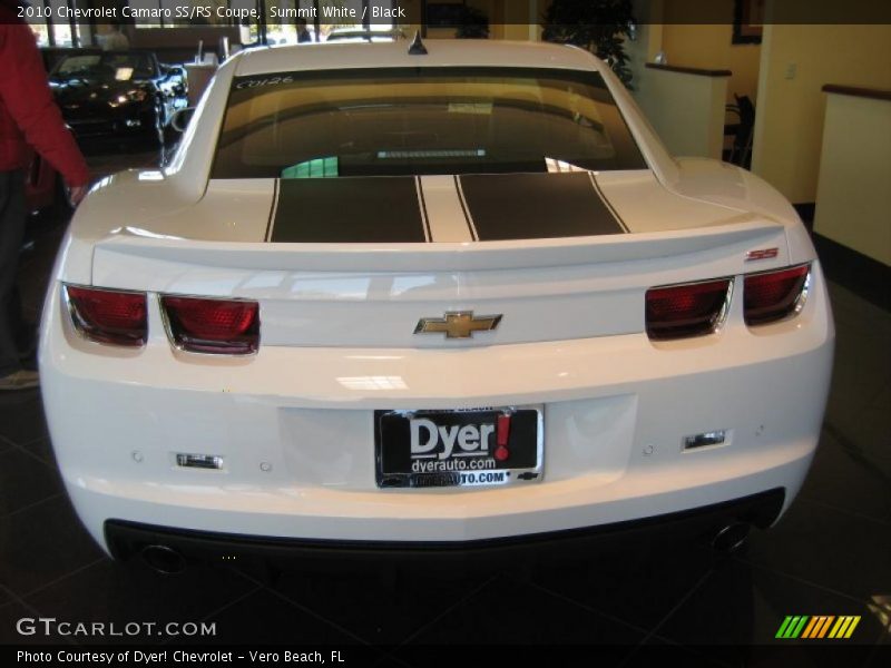 Summit White / Black 2010 Chevrolet Camaro SS/RS Coupe