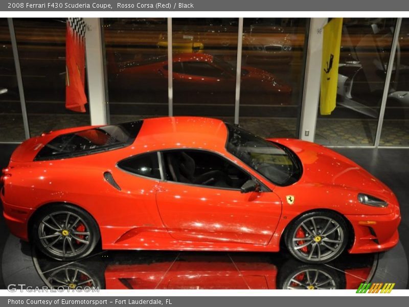 Rosso Corsa (Red) / Black 2008 Ferrari F430 Scuderia Coupe