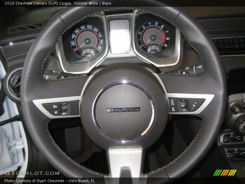 Summit White / Black 2010 Chevrolet Camaro SS/RS Coupe