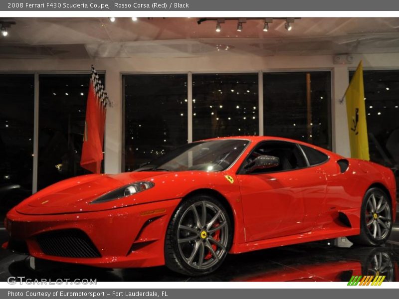 Rosso Corsa (Red) / Black 2008 Ferrari F430 Scuderia Coupe