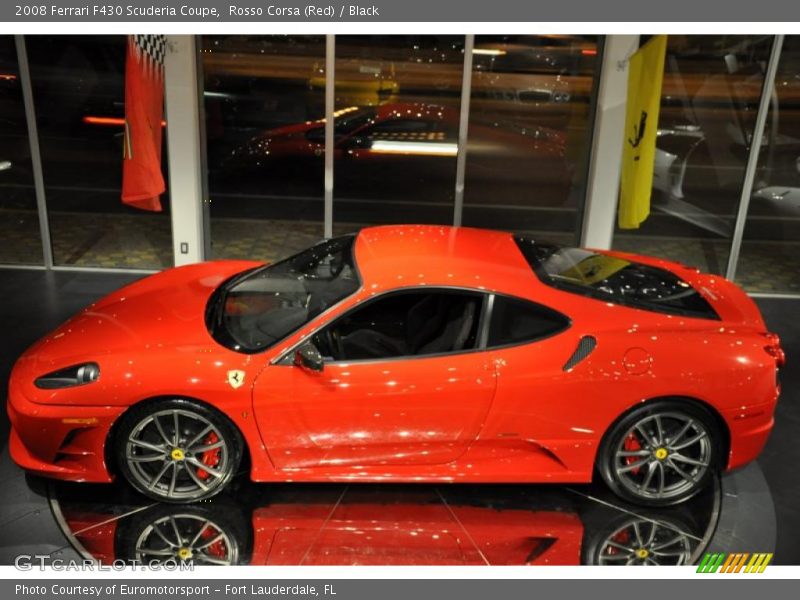 Rosso Corsa (Red) / Black 2008 Ferrari F430 Scuderia Coupe
