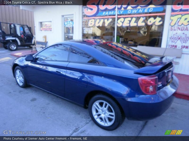 Spectra Blue Mica / Black 2004 Toyota Celica GT
