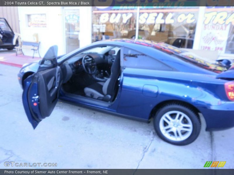 Spectra Blue Mica / Black 2004 Toyota Celica GT