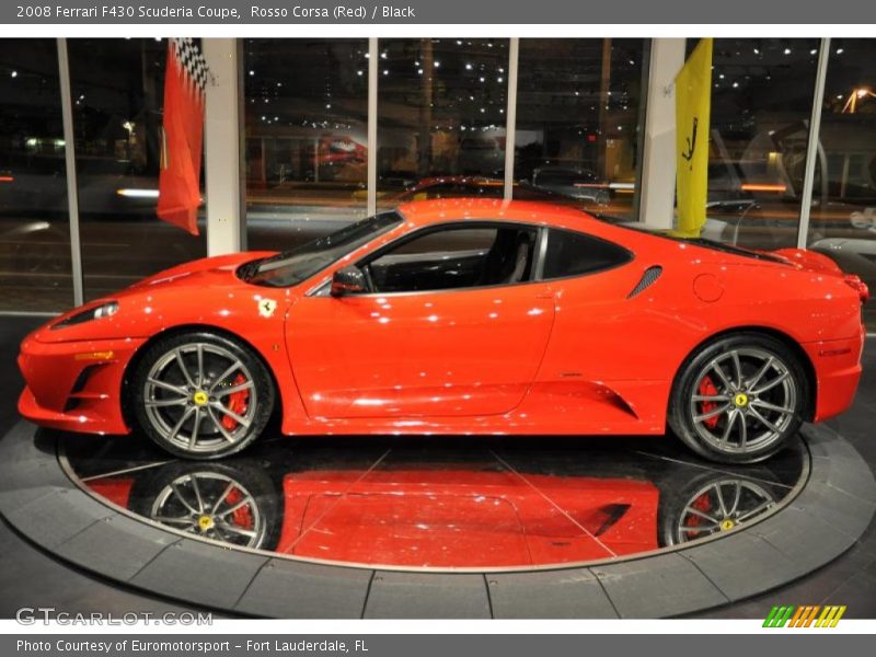 Rosso Corsa (Red) / Black 2008 Ferrari F430 Scuderia Coupe