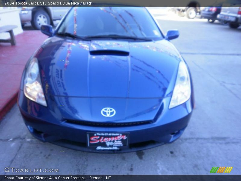 Spectra Blue Mica / Black 2004 Toyota Celica GT