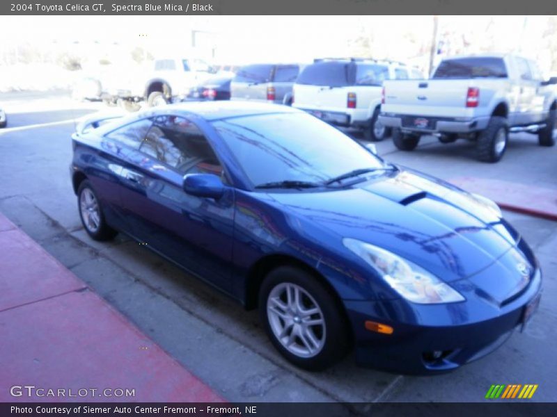 Spectra Blue Mica / Black 2004 Toyota Celica GT