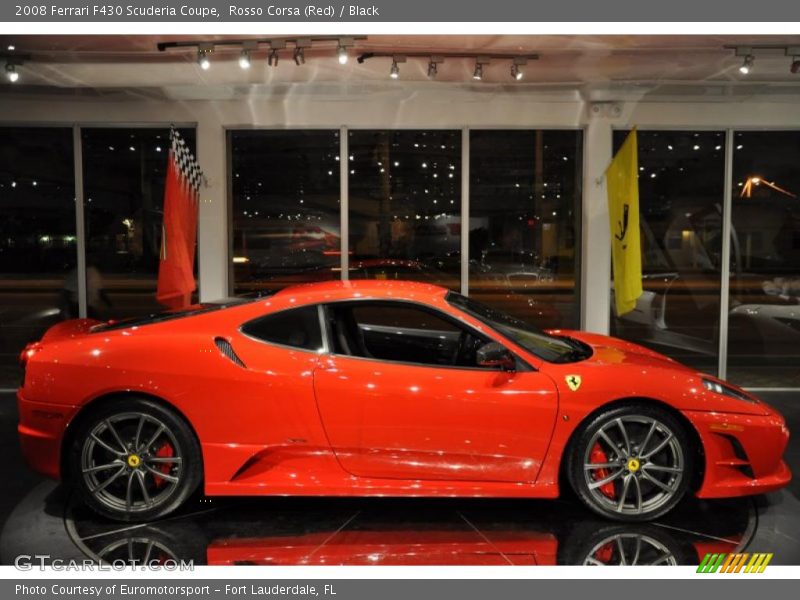 Rosso Corsa (Red) / Black 2008 Ferrari F430 Scuderia Coupe