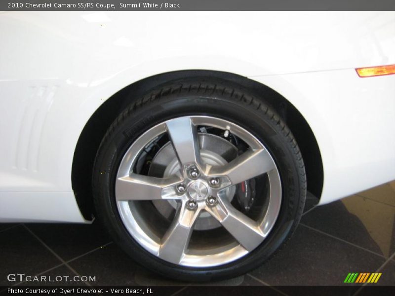 Summit White / Black 2010 Chevrolet Camaro SS/RS Coupe