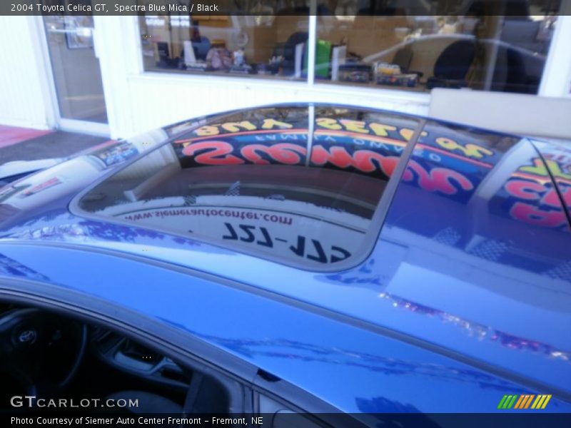 Spectra Blue Mica / Black 2004 Toyota Celica GT