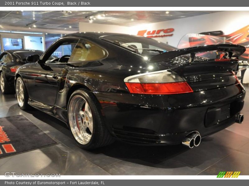 Black / Black 2001 Porsche 911 Turbo Coupe