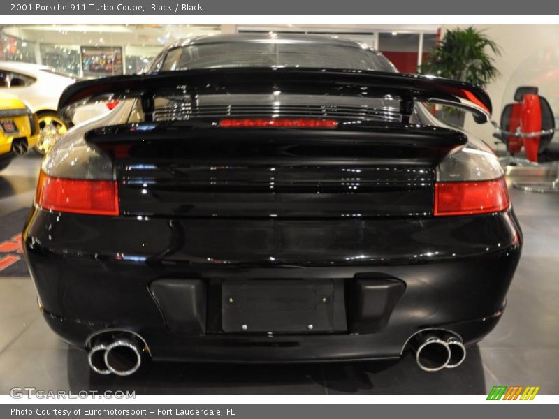 Black / Black 2001 Porsche 911 Turbo Coupe