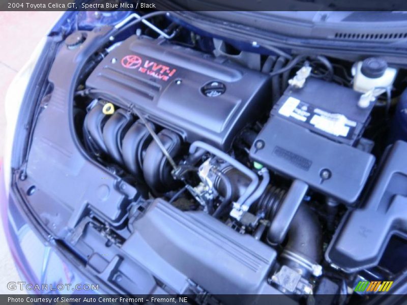 Spectra Blue Mica / Black 2004 Toyota Celica GT