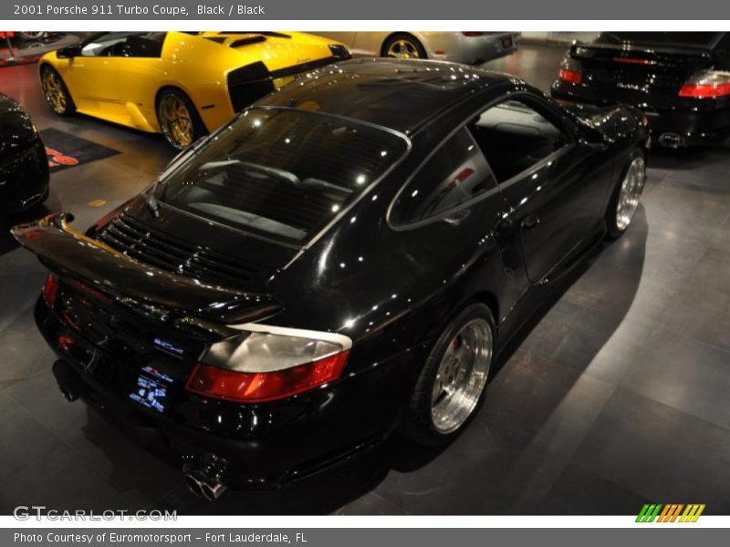 Black / Black 2001 Porsche 911 Turbo Coupe