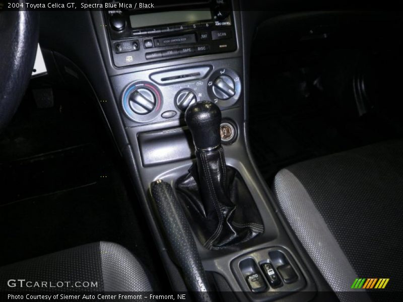 Spectra Blue Mica / Black 2004 Toyota Celica GT