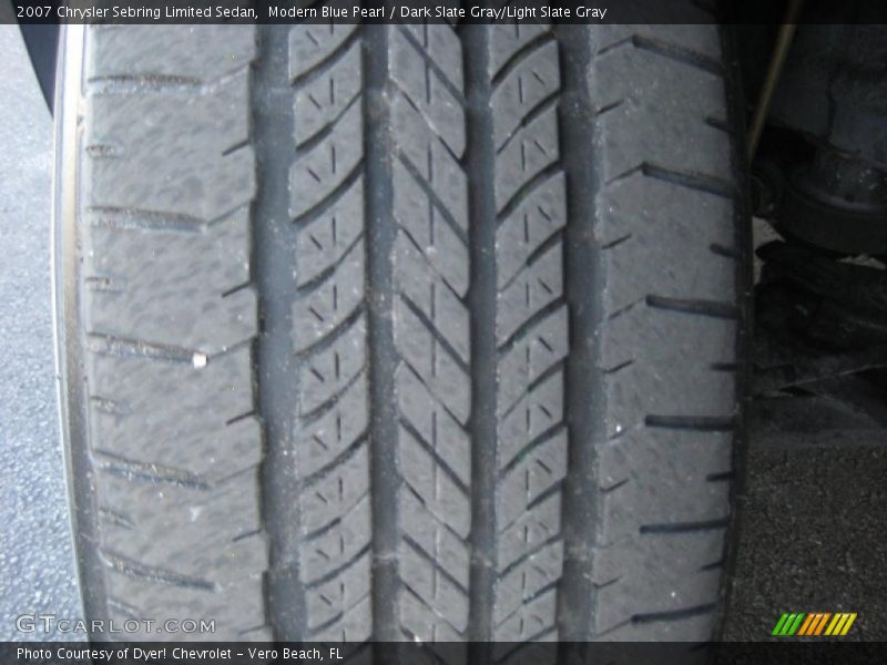 Modern Blue Pearl / Dark Slate Gray/Light Slate Gray 2007 Chrysler Sebring Limited Sedan