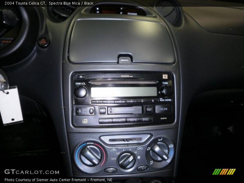 Spectra Blue Mica / Black 2004 Toyota Celica GT