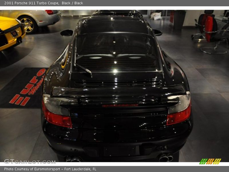 Black / Black 2001 Porsche 911 Turbo Coupe