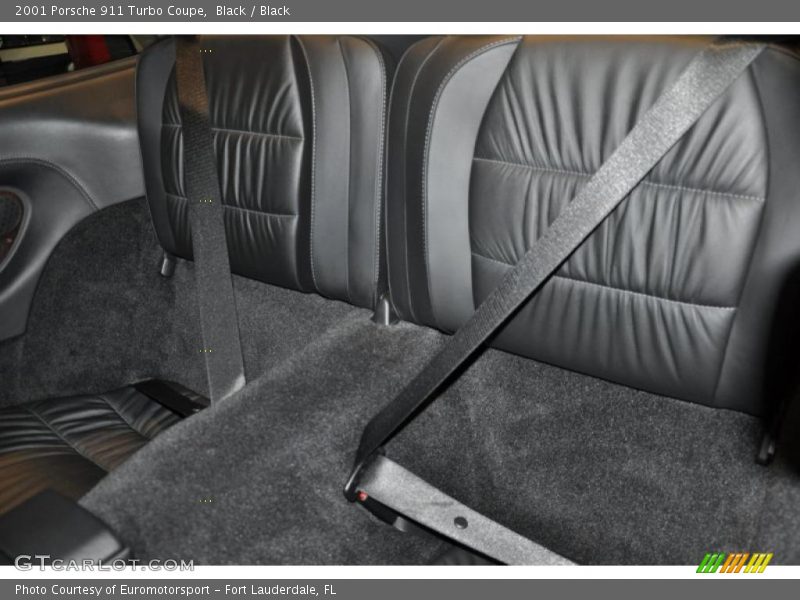 Black / Black 2001 Porsche 911 Turbo Coupe