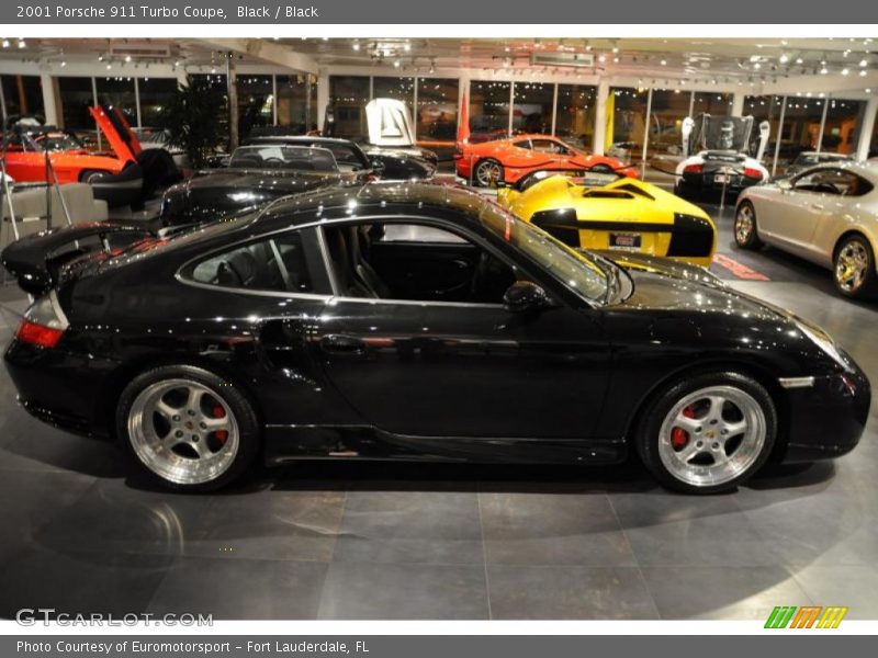 Black / Black 2001 Porsche 911 Turbo Coupe