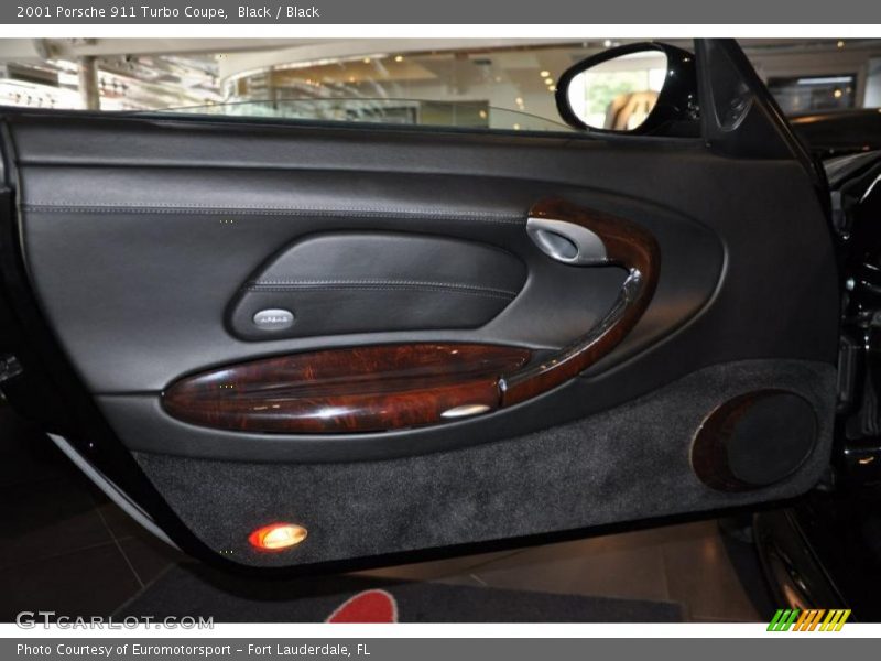 Black / Black 2001 Porsche 911 Turbo Coupe