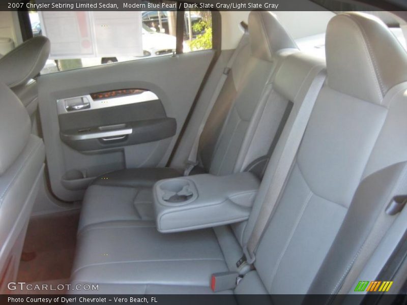 Modern Blue Pearl / Dark Slate Gray/Light Slate Gray 2007 Chrysler Sebring Limited Sedan