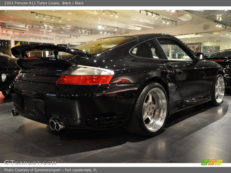 Black / Black 2001 Porsche 911 Turbo Coupe